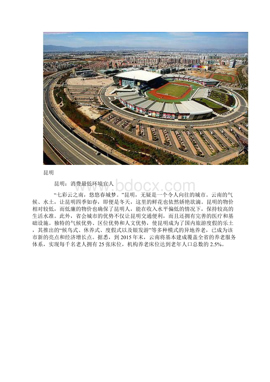 中国最宜养老十二个城市全分析.docx_第2页