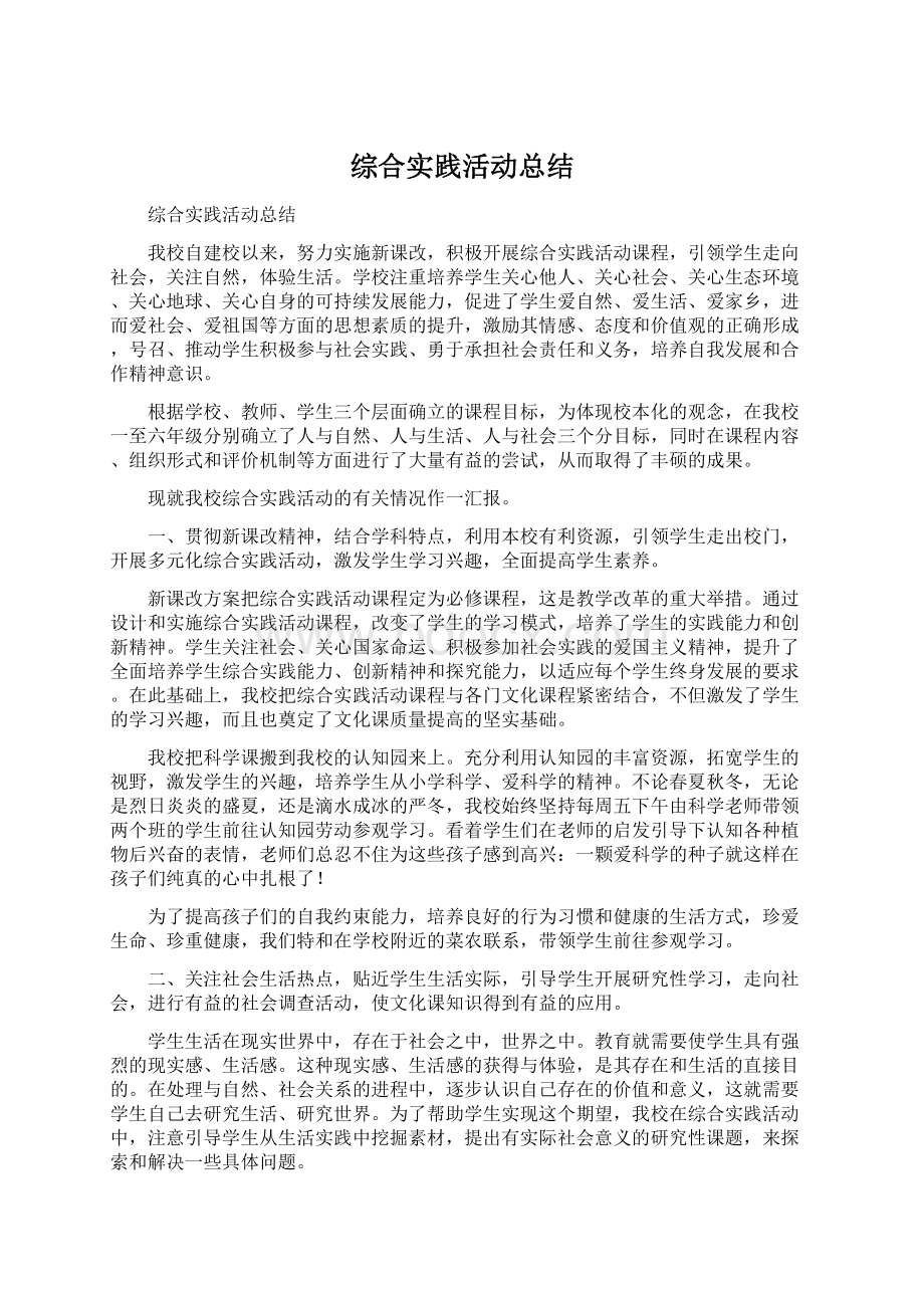 综合实践活动总结.docx