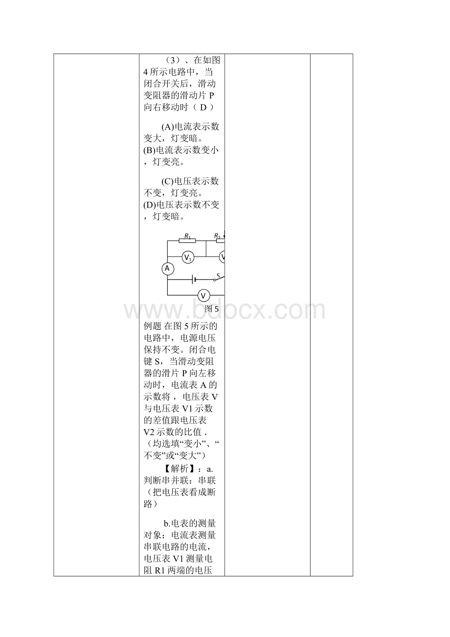 中考物理电路故障分析专项习题.docx_第3页