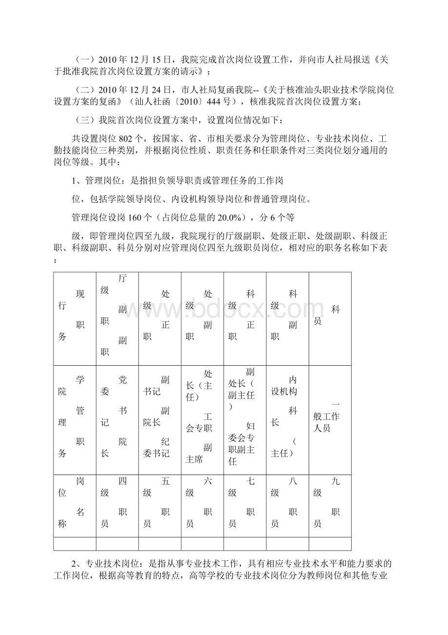 学院岗位设置实施方案编制说明.docx_第2页