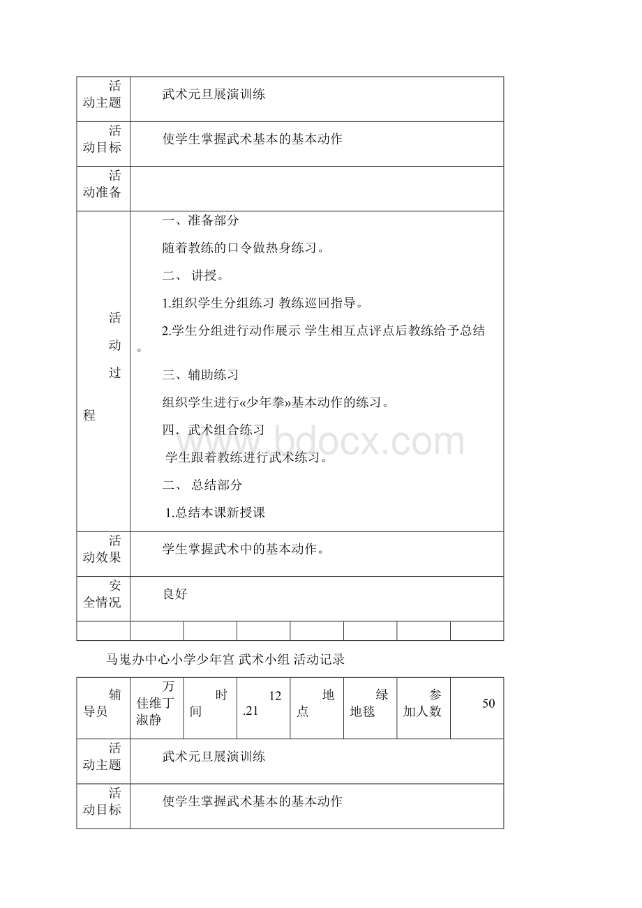 马嵬办少年宫活动记录Word下载.docx_第2页