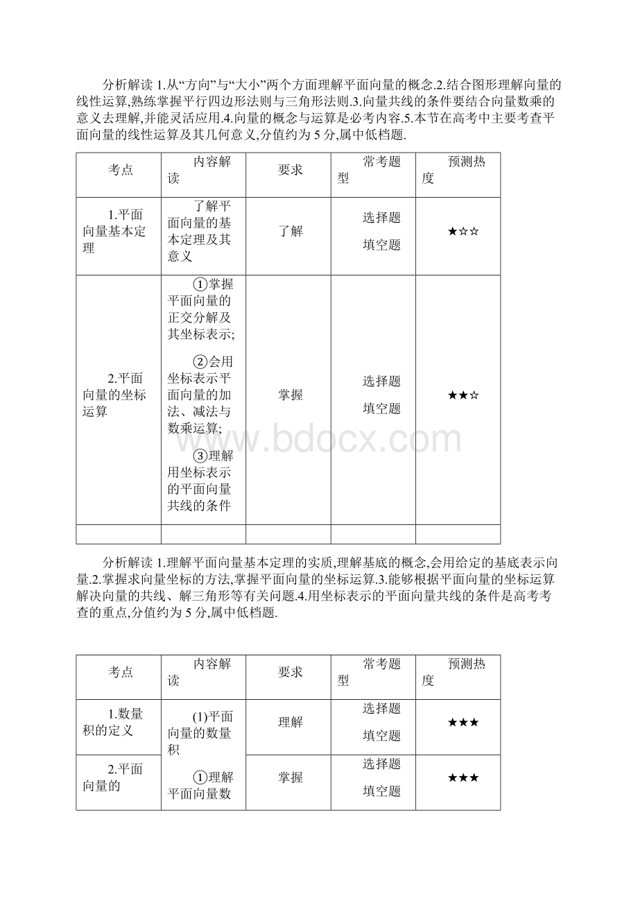 三年高考文科数学真题分类专题12平面向量文档格式.docx_第2页