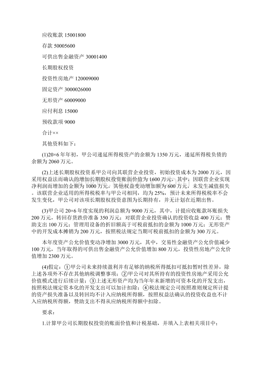 最新中级会计实务试题12133文档格式.docx_第2页