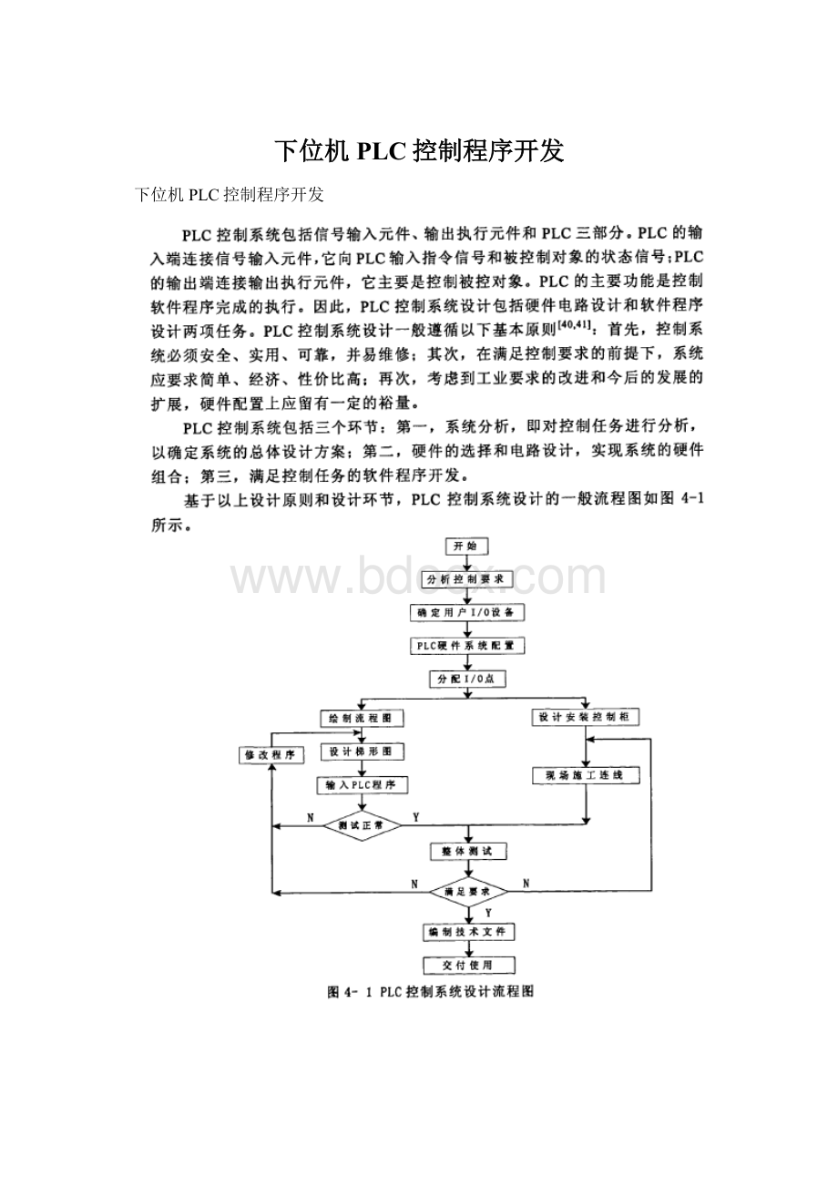 下位机PLC控制程序开发.docx