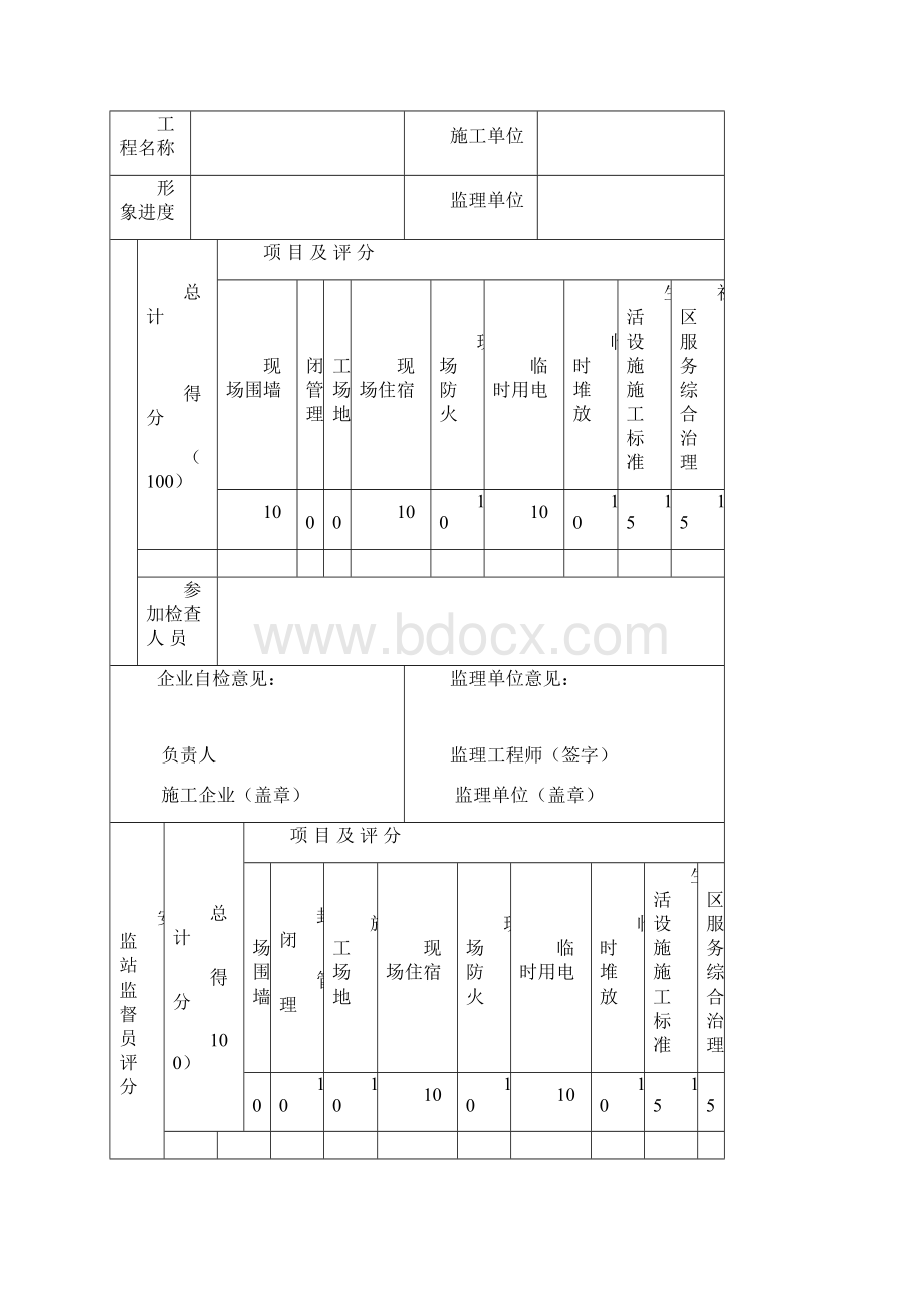 建设工程施工安全检查评价表.docx_第3页