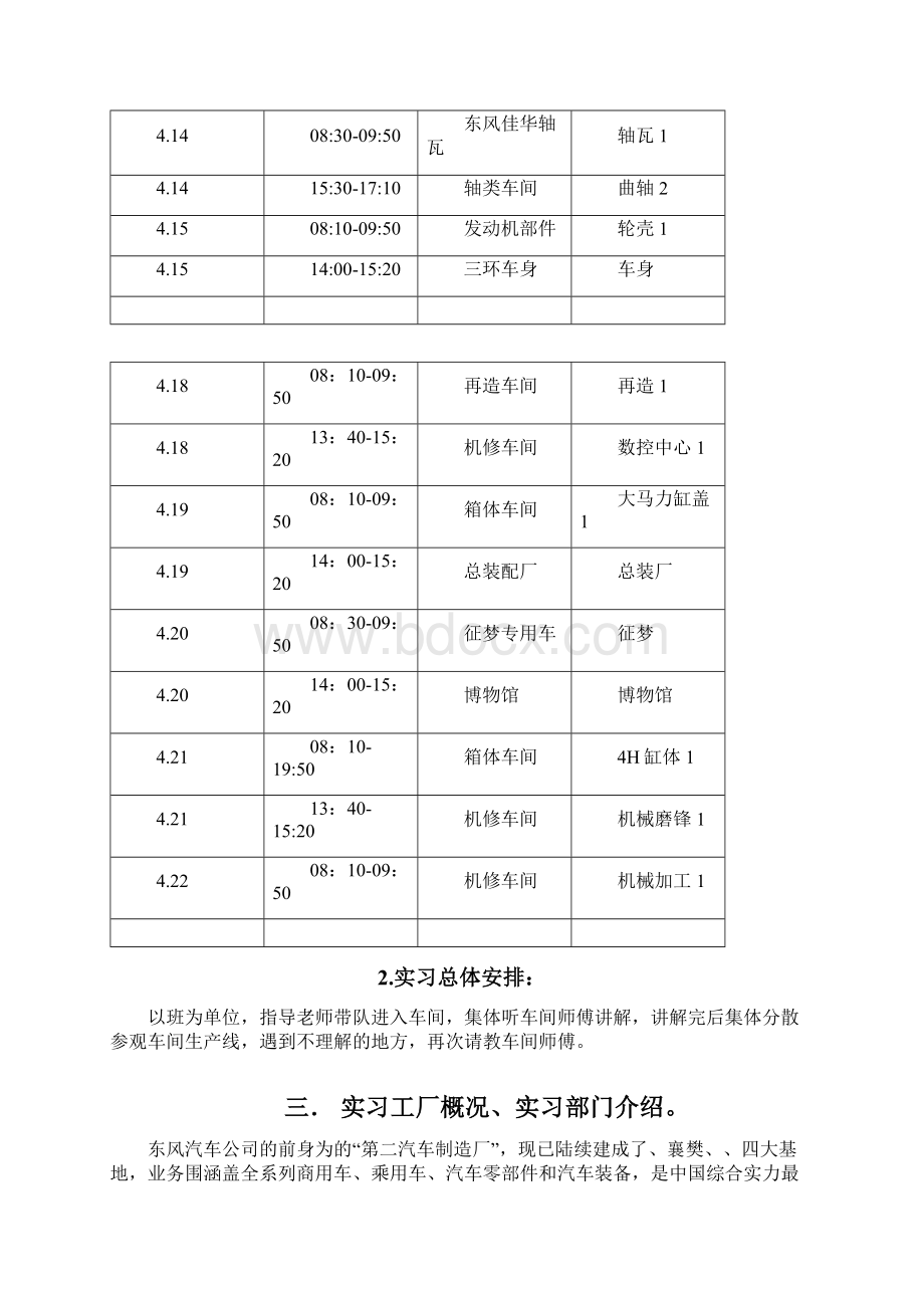 湖北十堰生产实习报告范本.docx_第3页