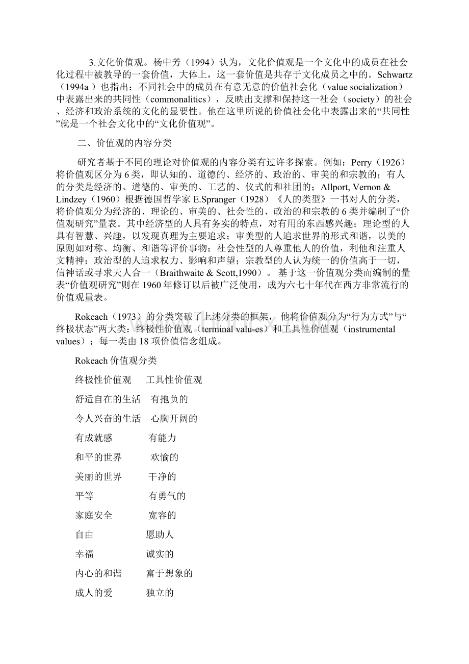 价值观量表综述.docx_第2页