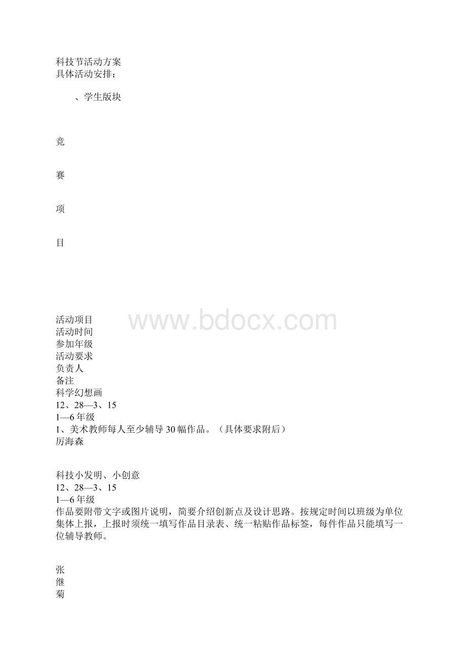 展开想象的翅膀 放飞创新的梦想科技节活动方案.docx_第2页