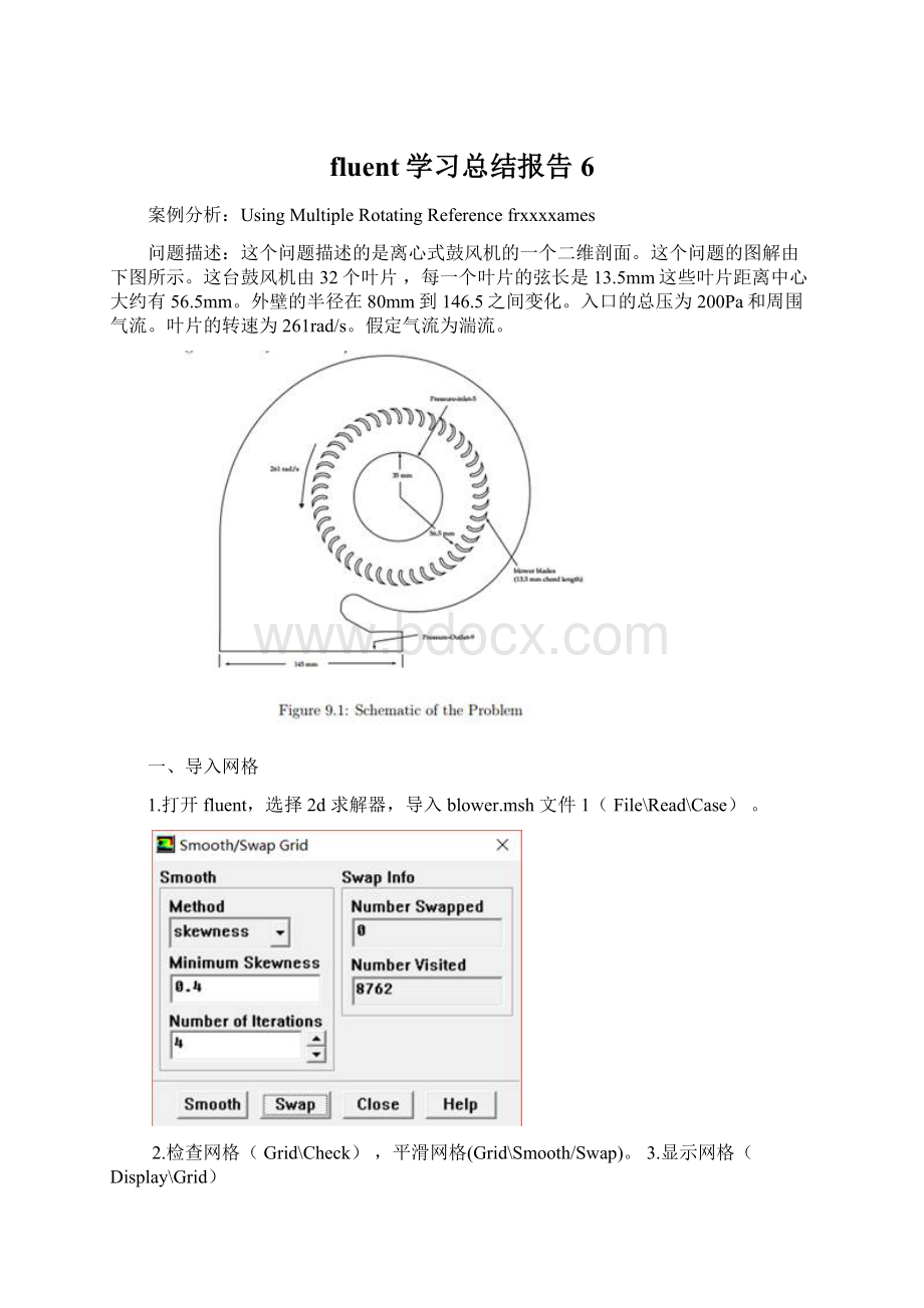 fluent学习总结报告6Word格式文档下载.docx