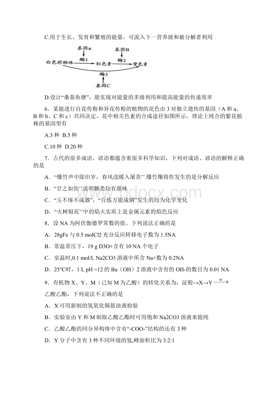 最新江西省南昌二中临川一中等重点中学协作体Word文档格式.docx_第2页