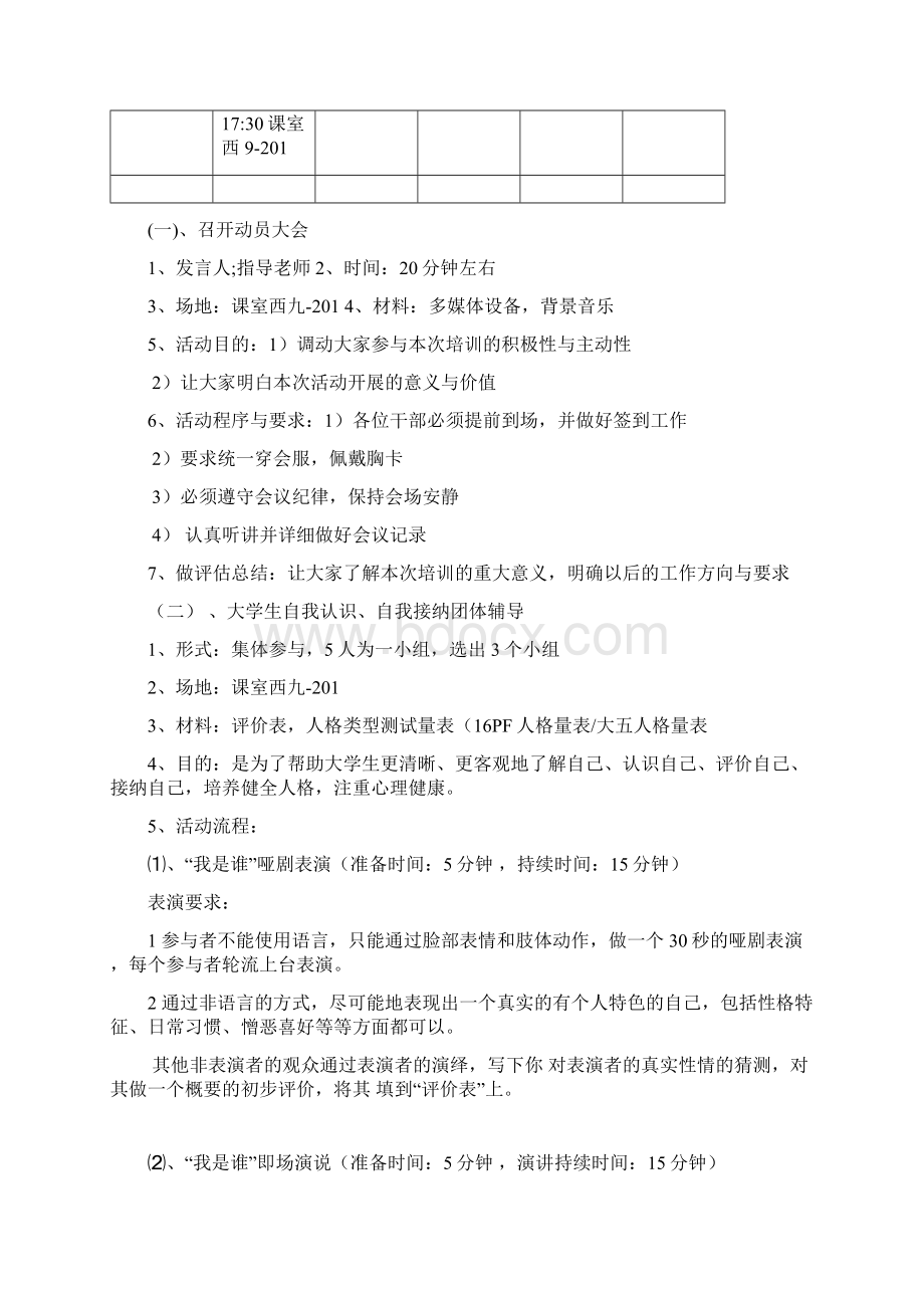 培训活动策划方案Word格式.docx_第2页