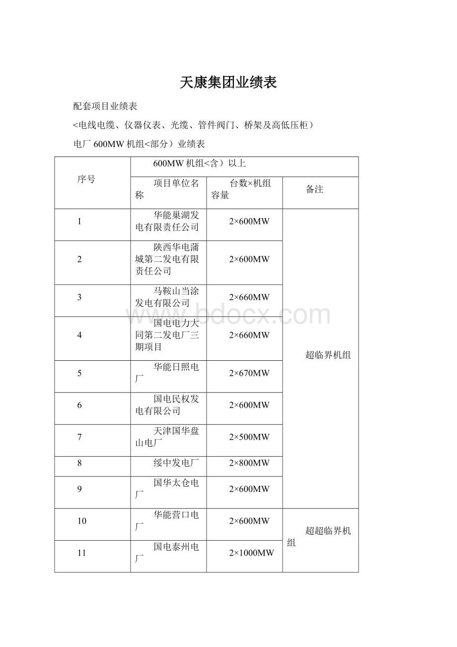 天康集团业绩表Word下载.docx