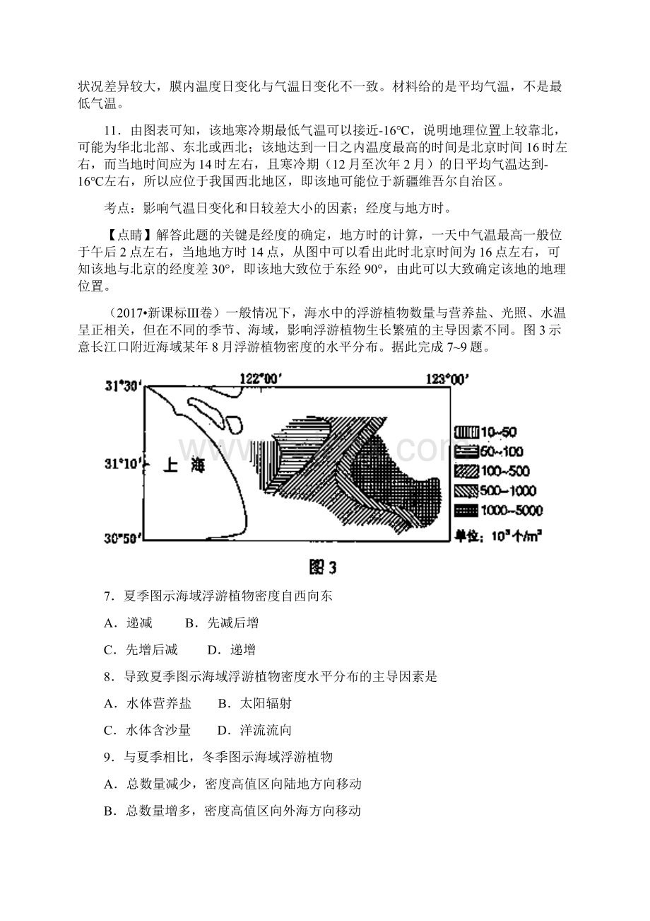 三年高考地理试题分项解析专题16地理图形综合判读.docx_第2页