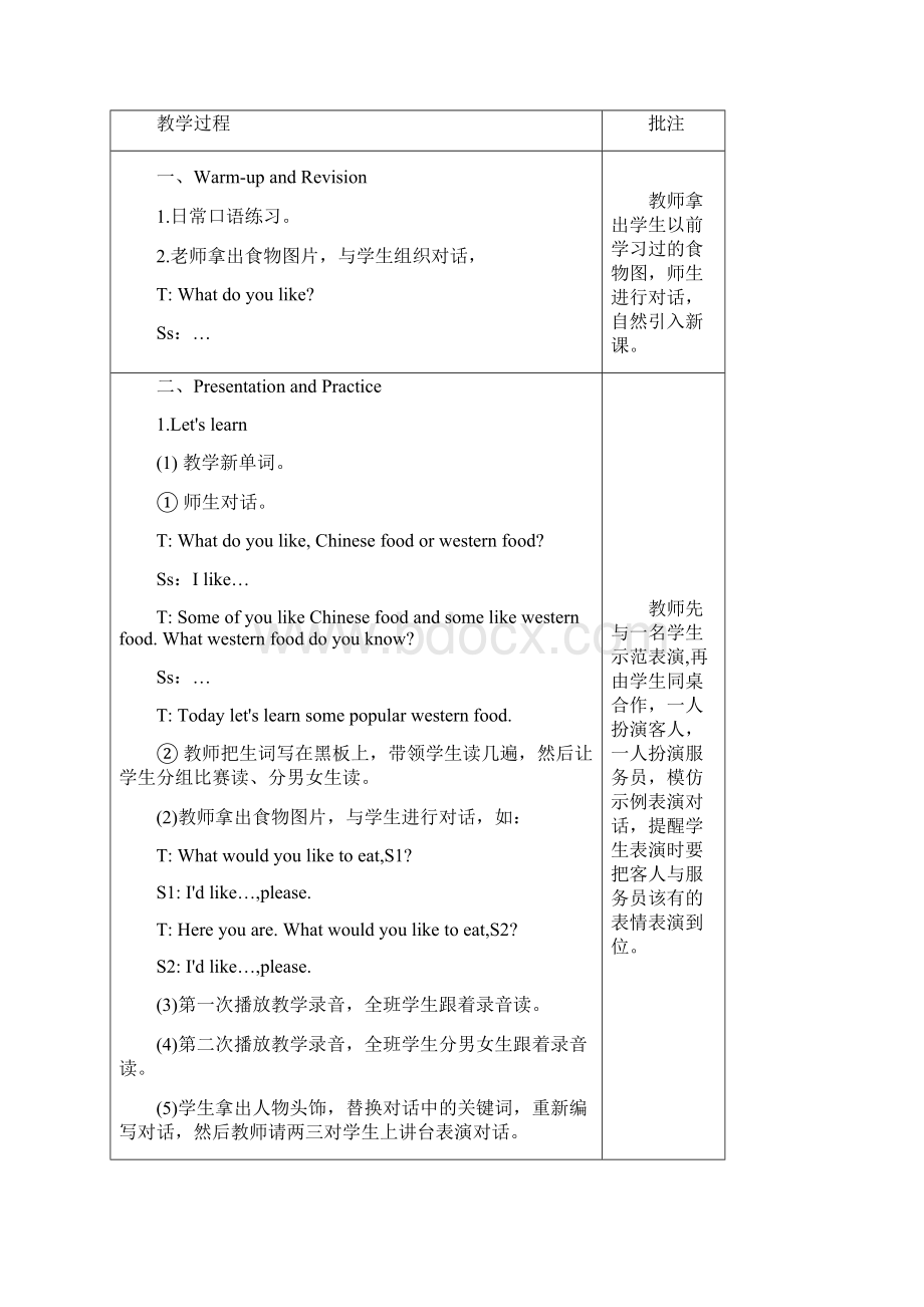 Unitwhat would you like 单元精品一等奖教案Word文档格式.docx_第2页