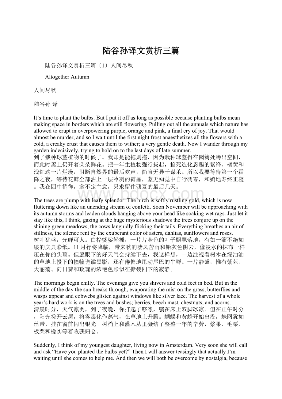 陆谷孙译文赏析三篇.docx_第1页