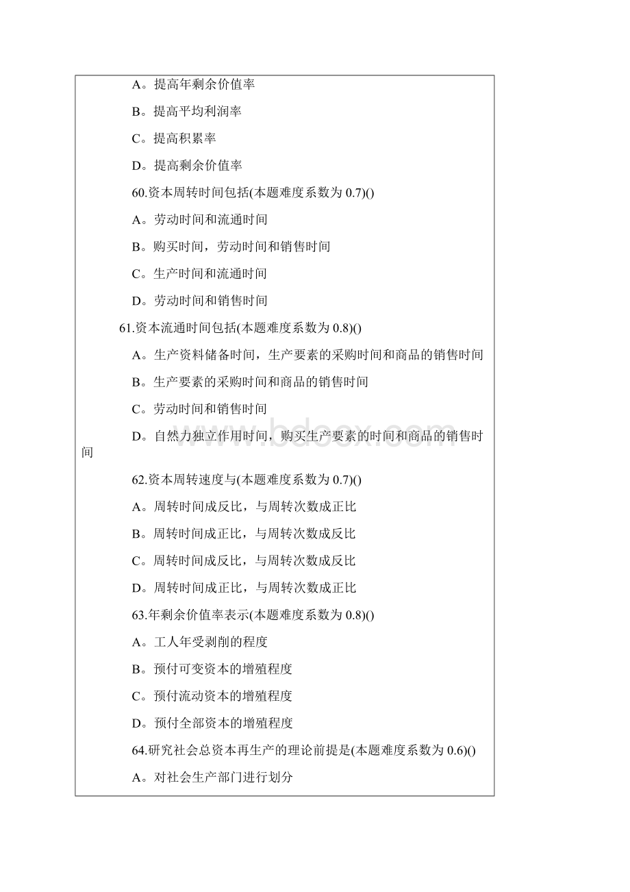 考研政治习题之资本主义的形成及其本质Word文档格式.docx_第3页