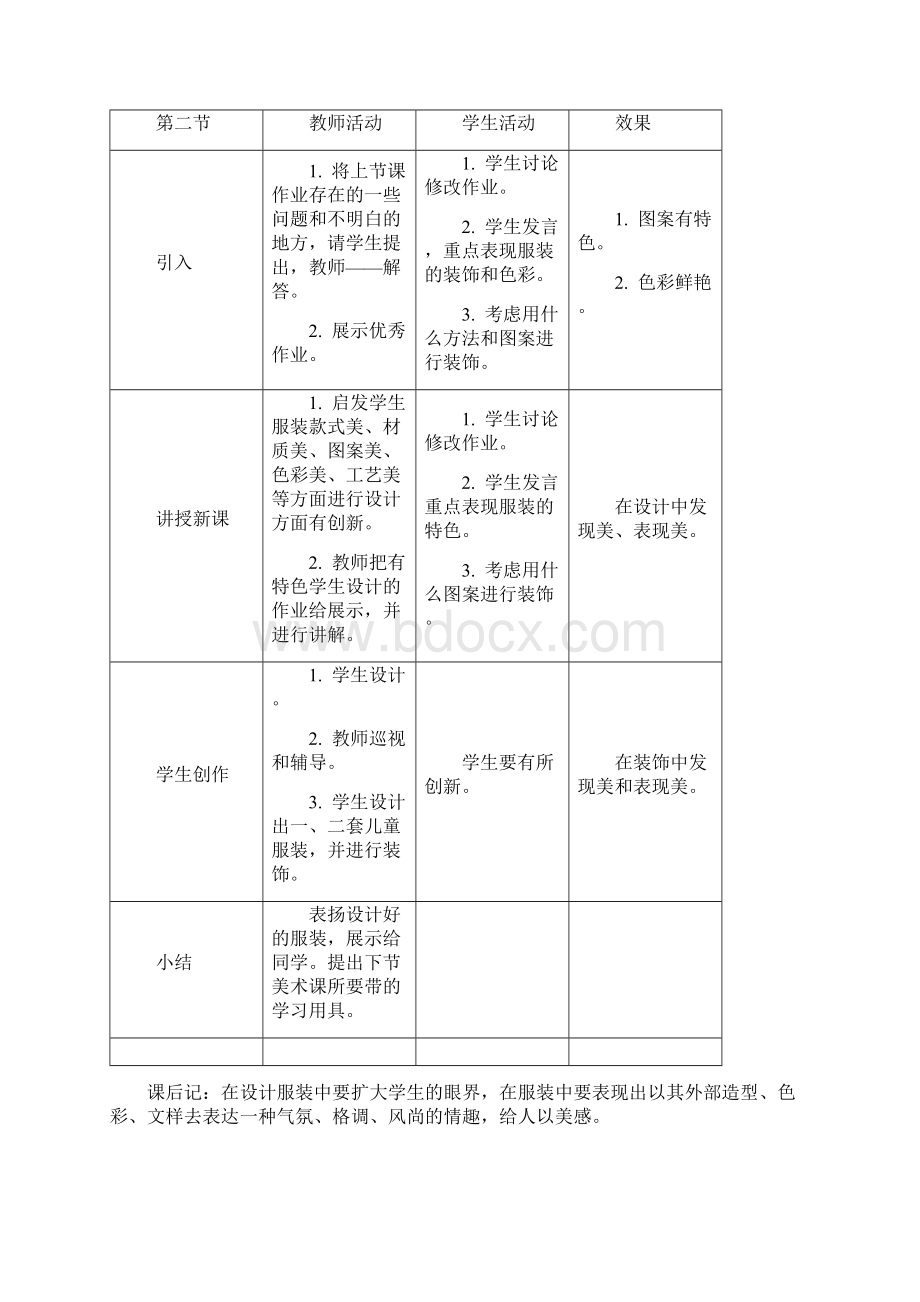 精品小学四年级下册美术教案岭南版.docx_第3页