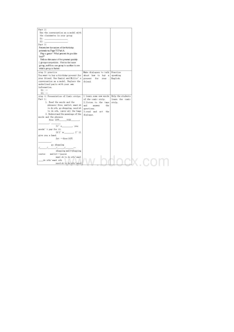 新牛津7A unit7 shopping教案.docx_第2页