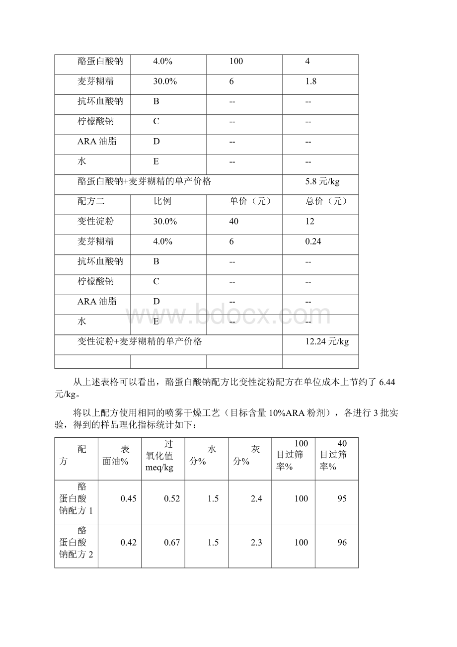 添加剂的通用名称功能分类用量和使用范围添加剂通用名称酪.docx_第2页