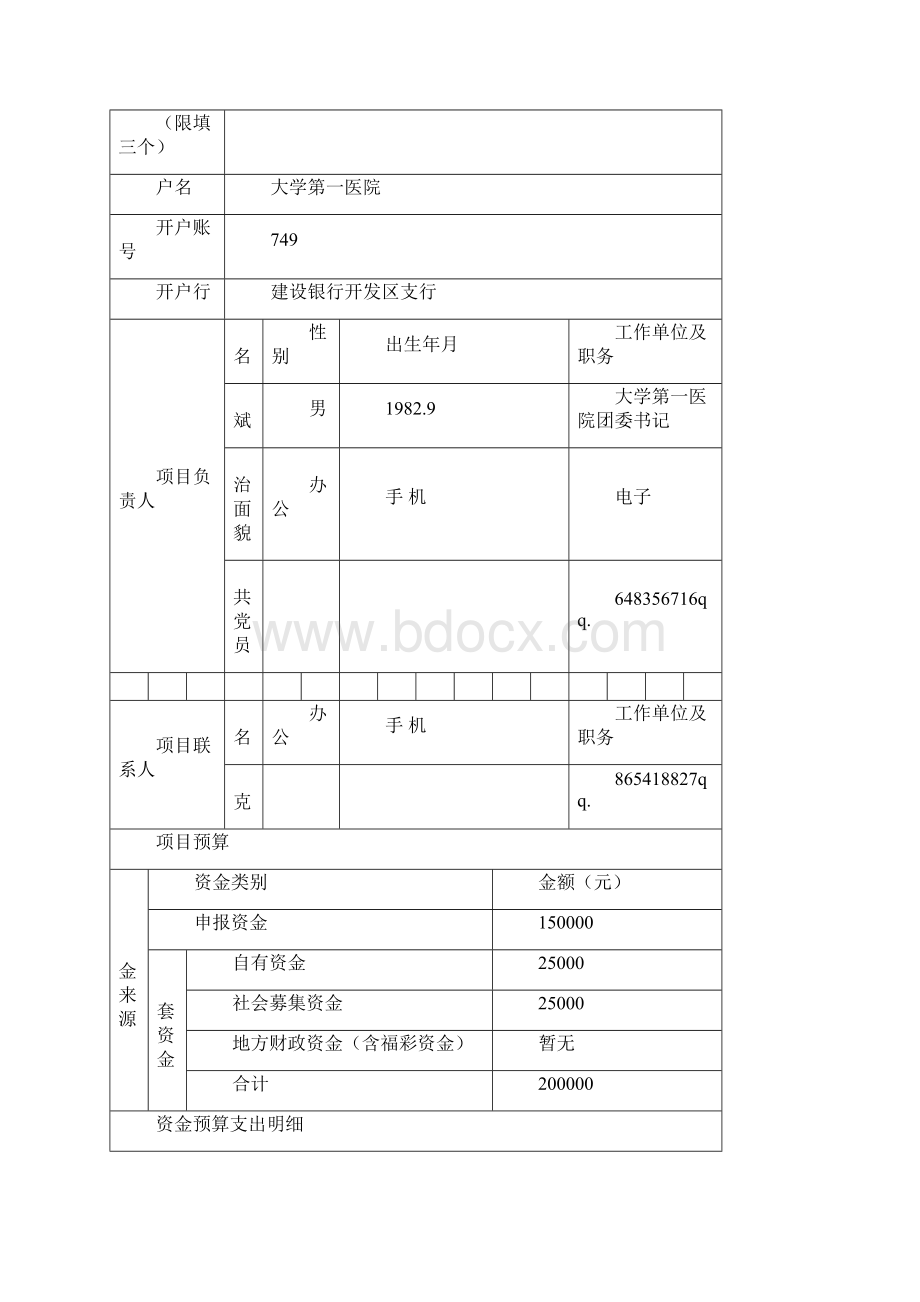 首届中国青年志愿服务项目大赛申报表Word下载.docx_第2页