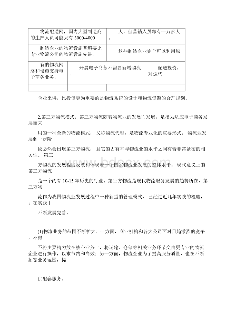 最新电大电子商务概论课程形成性考核册答案Word格式文档下载.docx_第3页