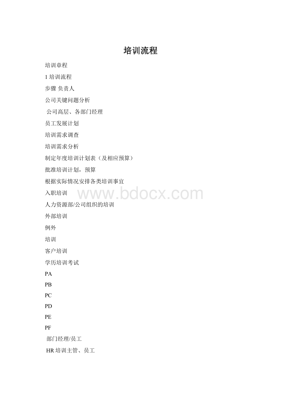 培训流程Word文档下载推荐.docx_第1页