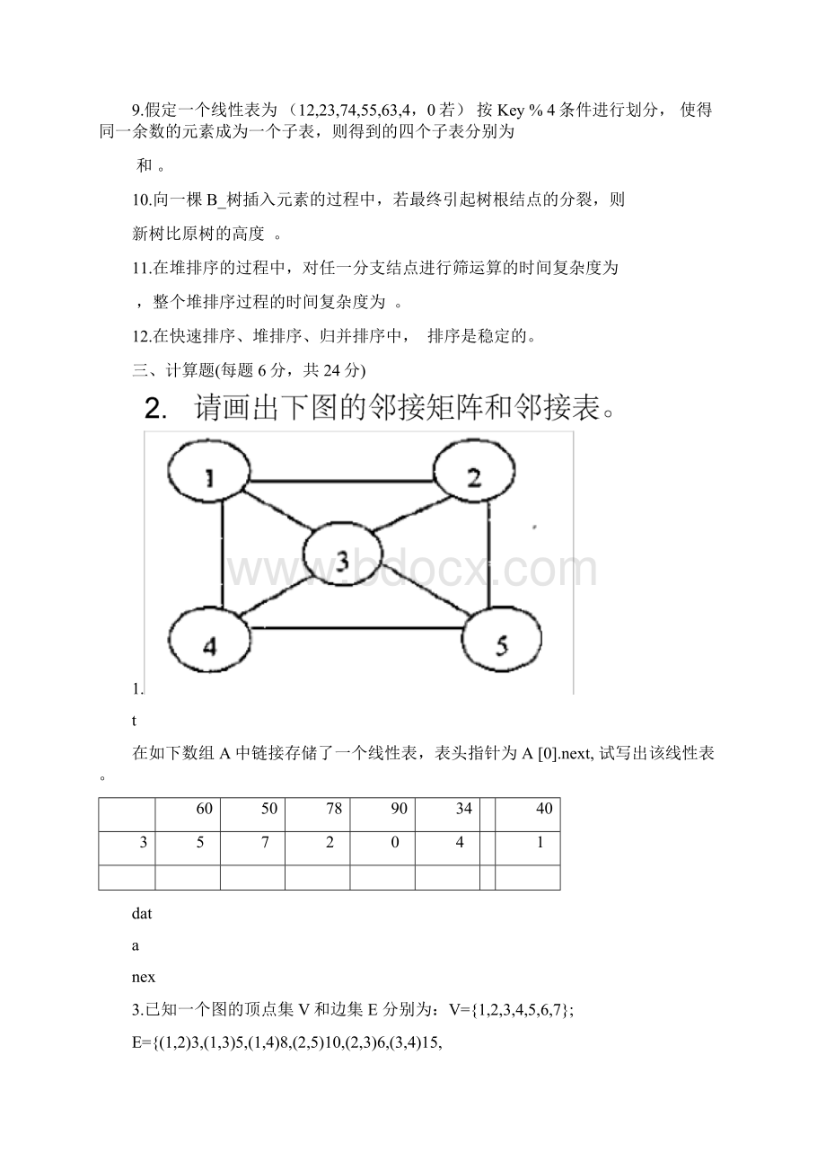 广州大学插本数据结构试题.docx_第3页