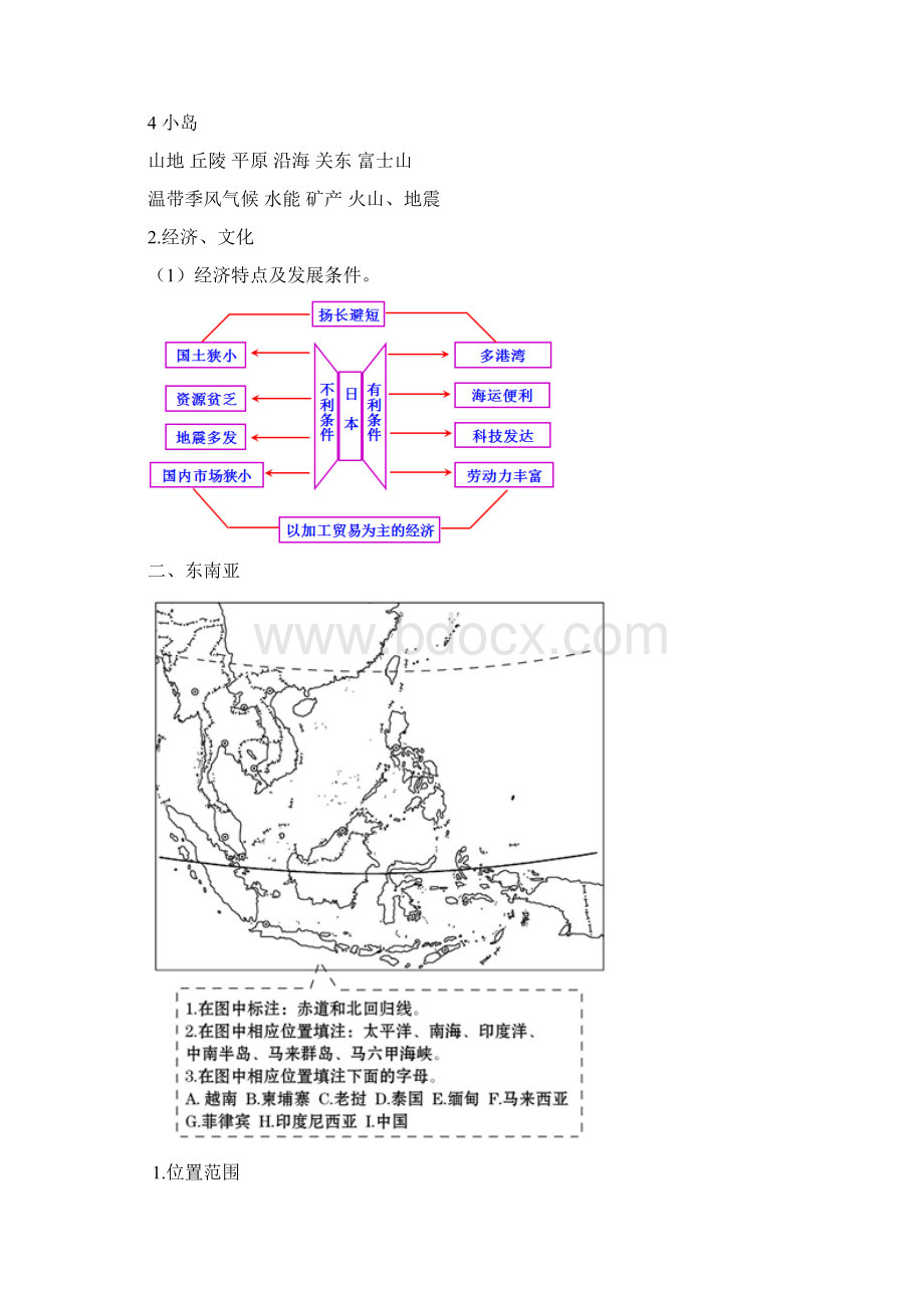 K12教育学习资料中考地理一轮复习讲练测 专题07 我们邻近的国家和地区讲练含解.docx_第2页