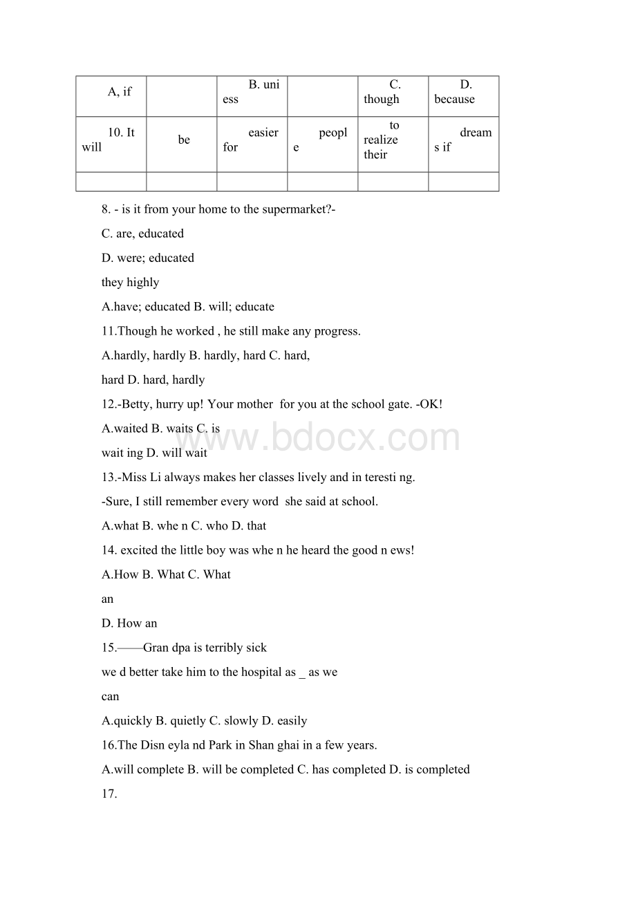 中考英语模拟试题一Word格式文档下载.docx_第3页