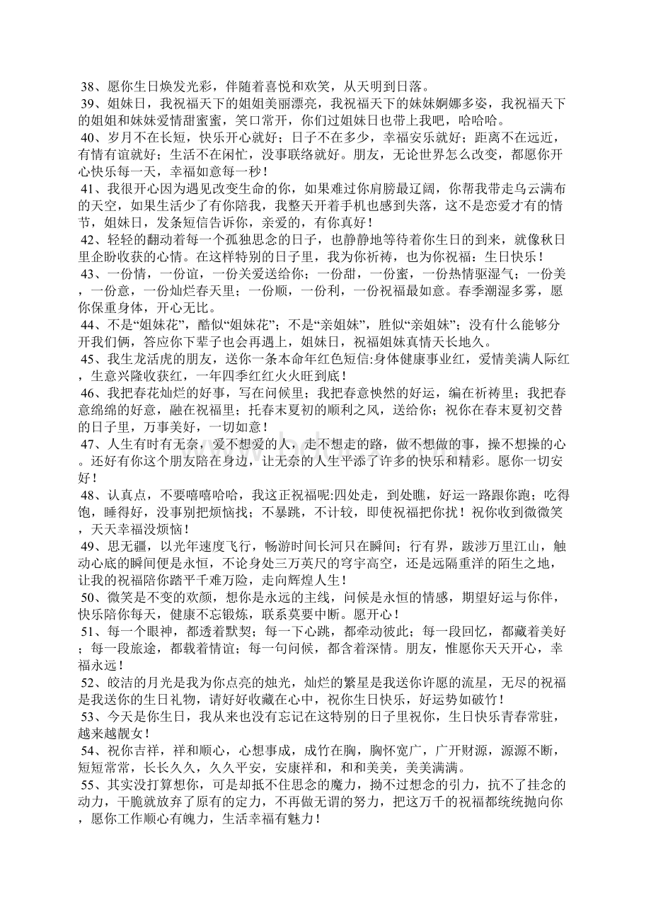 最新的闺蜜祝福大全文档格式.docx_第3页