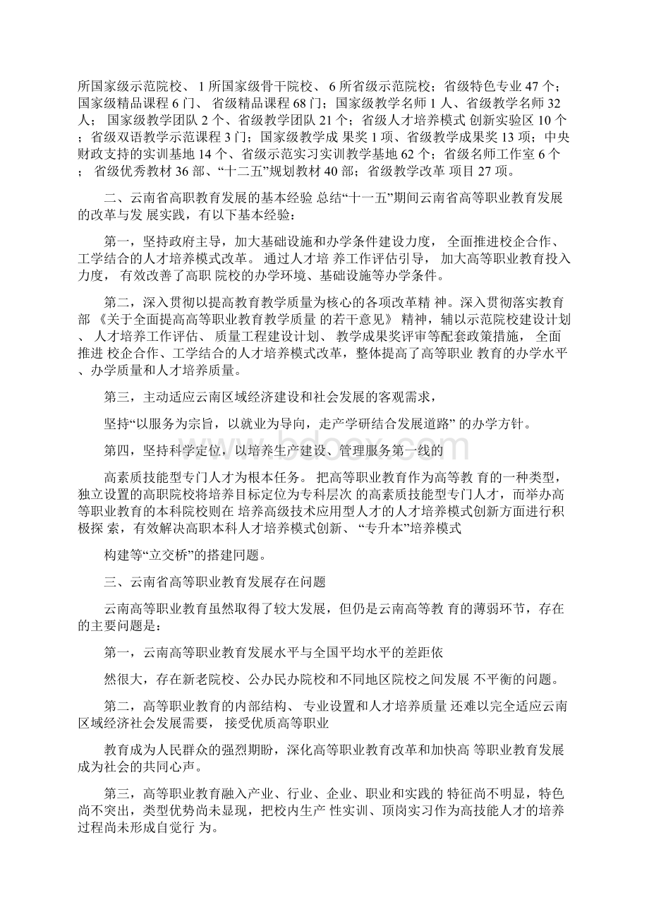 云南高等职业教育发展研究文档格式.docx_第2页