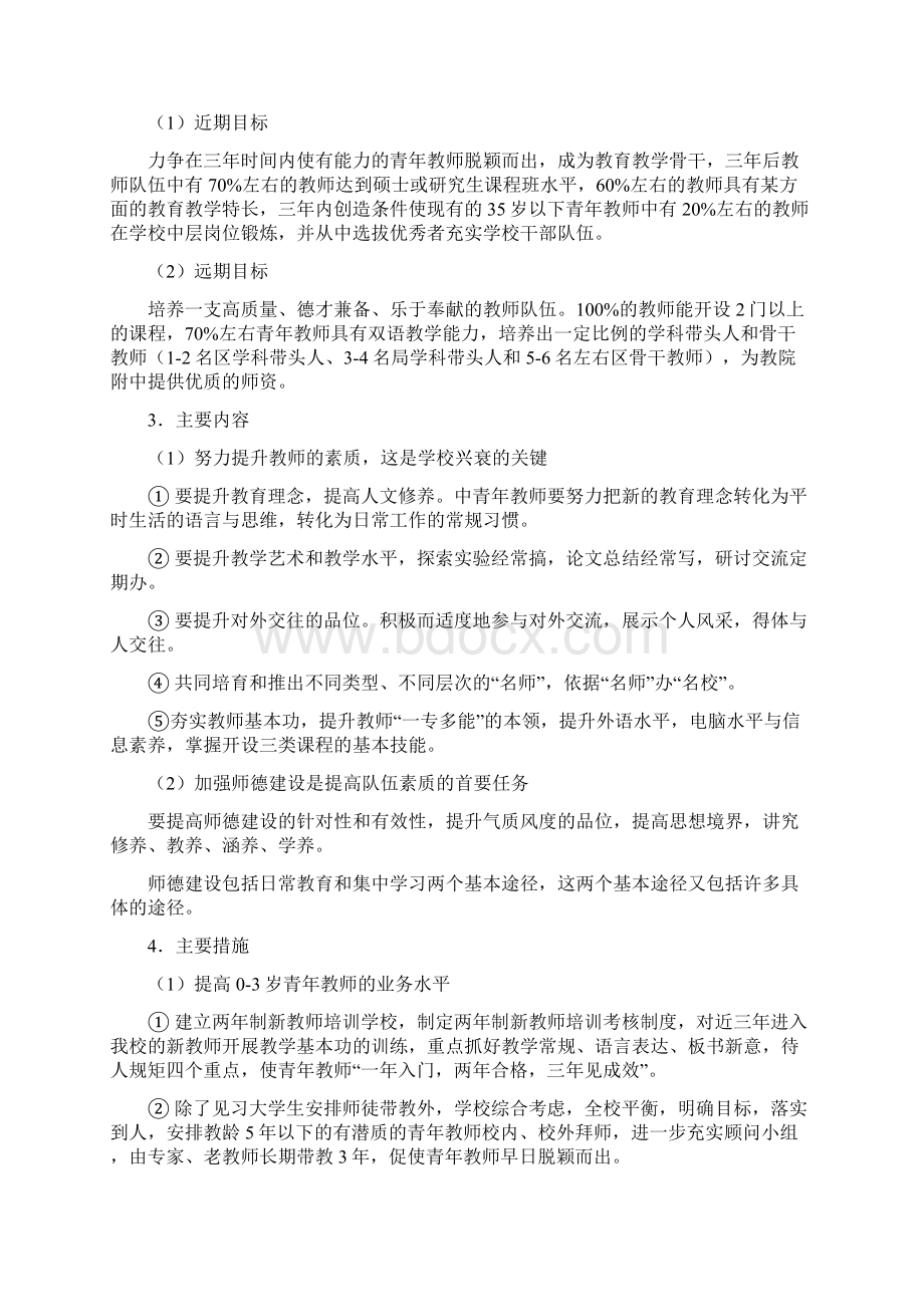 学校师资队伍建设工作总结与学校常规管理总结多篇汇编docWord文档格式.docx_第2页