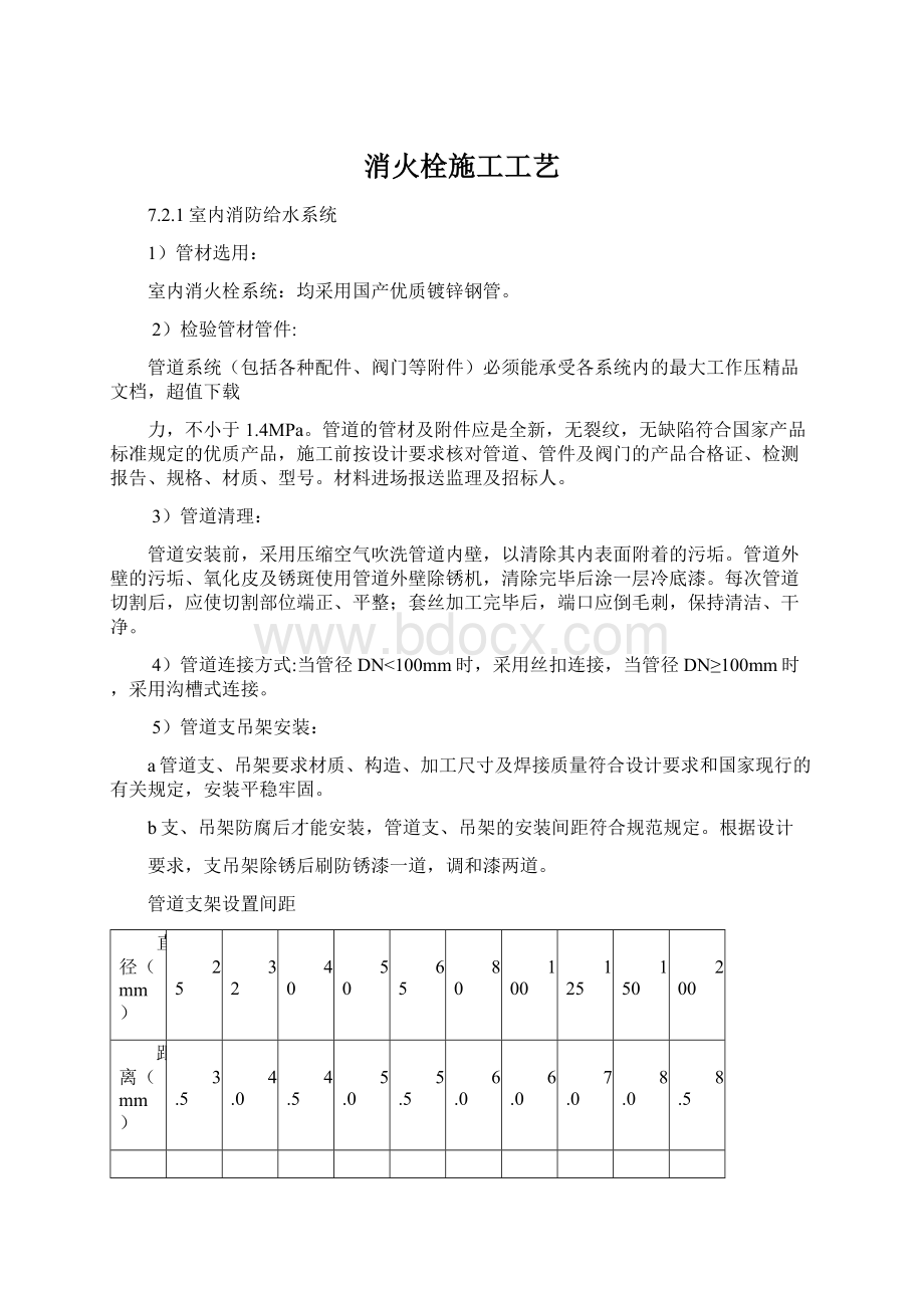 消火栓施工工艺.docx_第1页