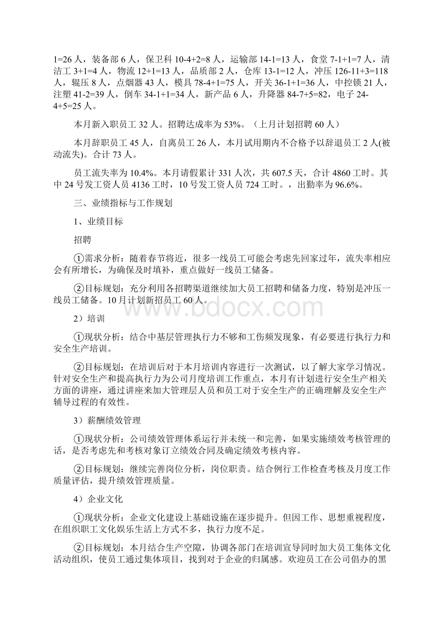 人力资源工作总结计划Word格式.docx_第2页