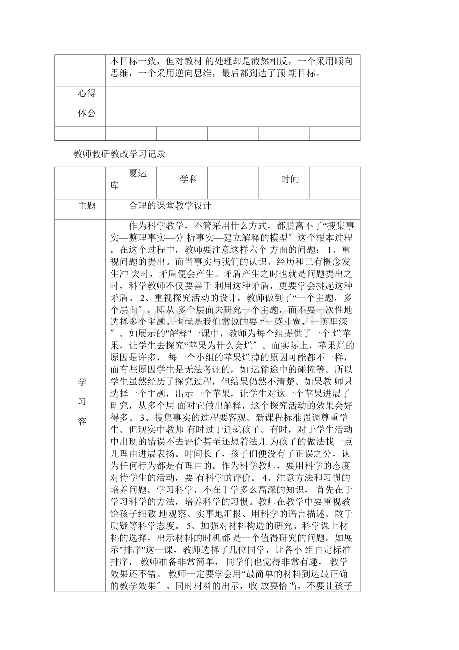 教师个人教研教改学习记录Word格式文档下载.docx_第3页