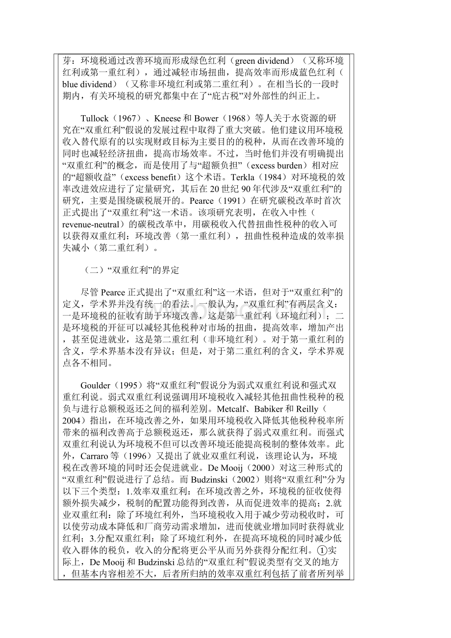 环境税双重红利假说文献述评.docx_第2页