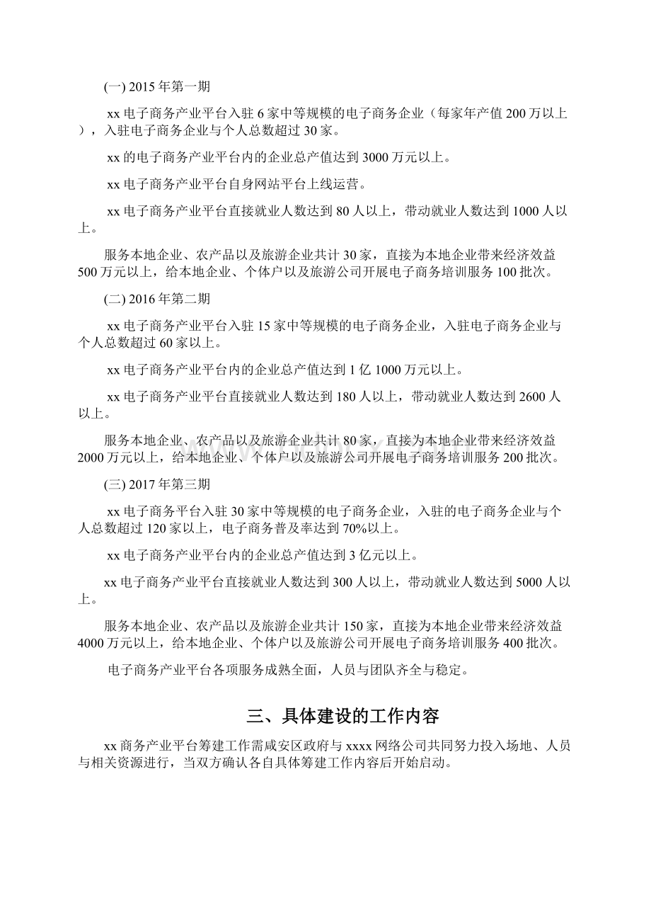 关于筹建xx电子商务产业平台的实施计划0323.docx_第3页