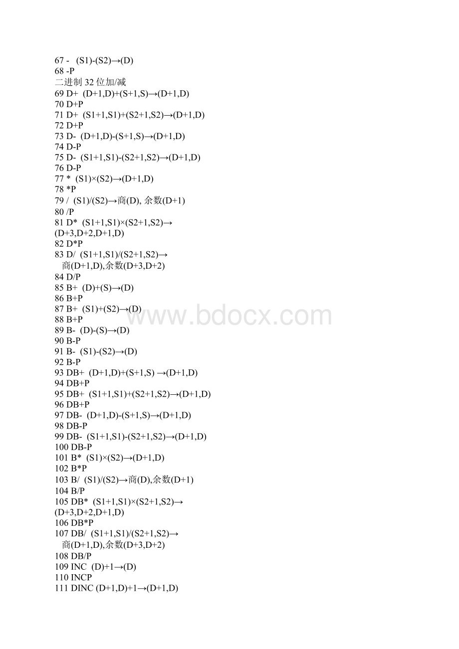 PLC常用指令很全的汇总.docx_第3页