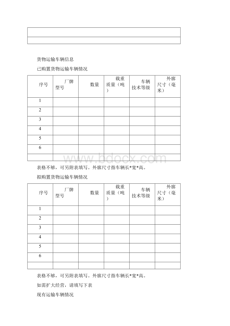 道路货物运输经营申请表.docx_第2页