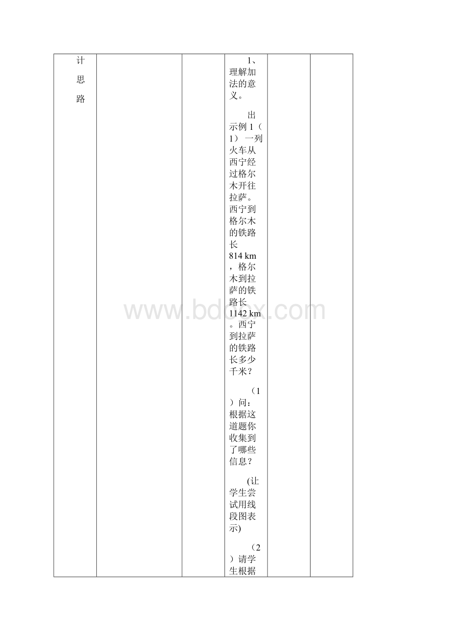 最新人教版小学四年级数学下册全册表格式导学案.docx_第3页