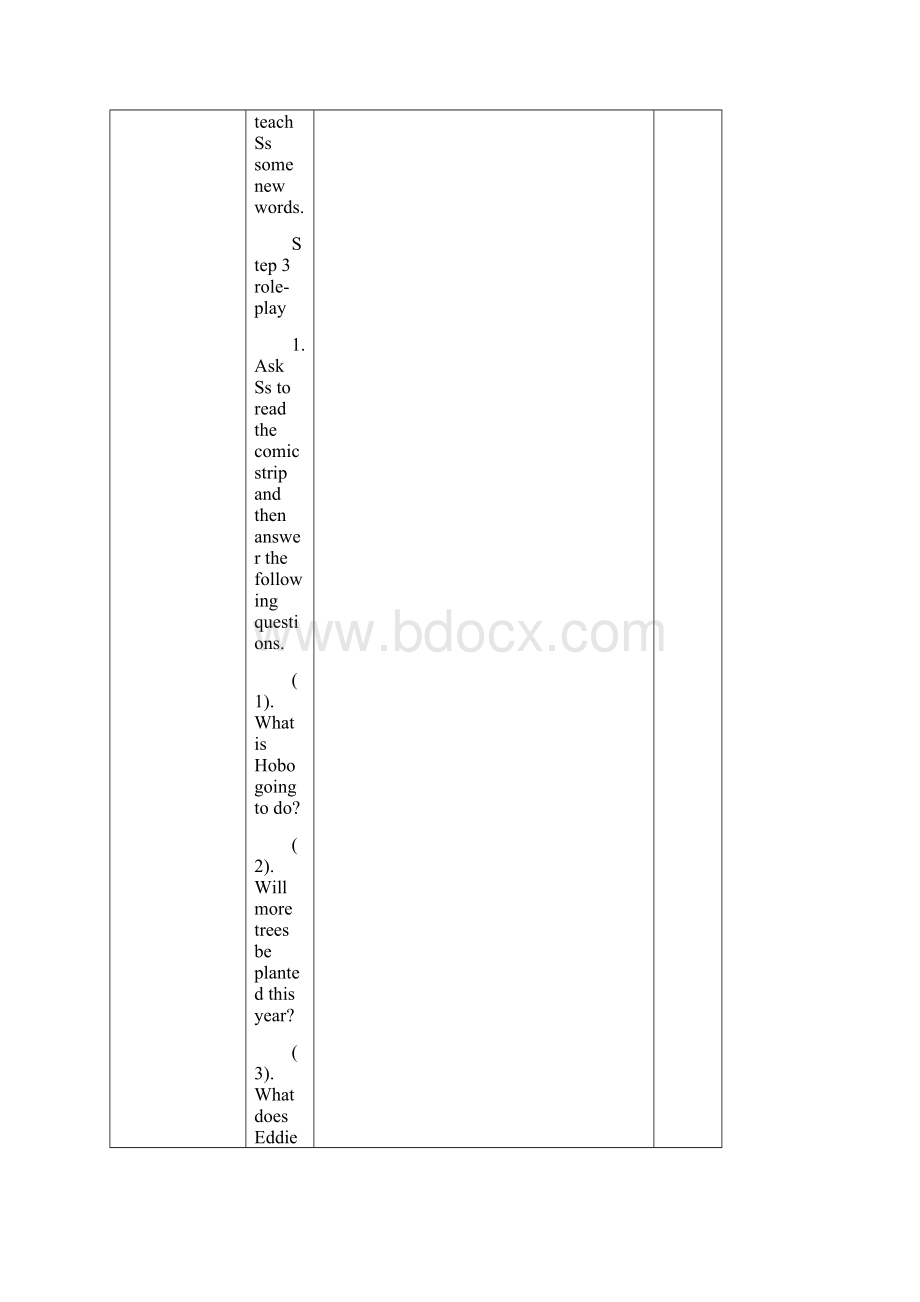 江苏省高邮市车逻镇八年级英语下册Unit8Agreenworld教案新版牛津版.docx_第3页