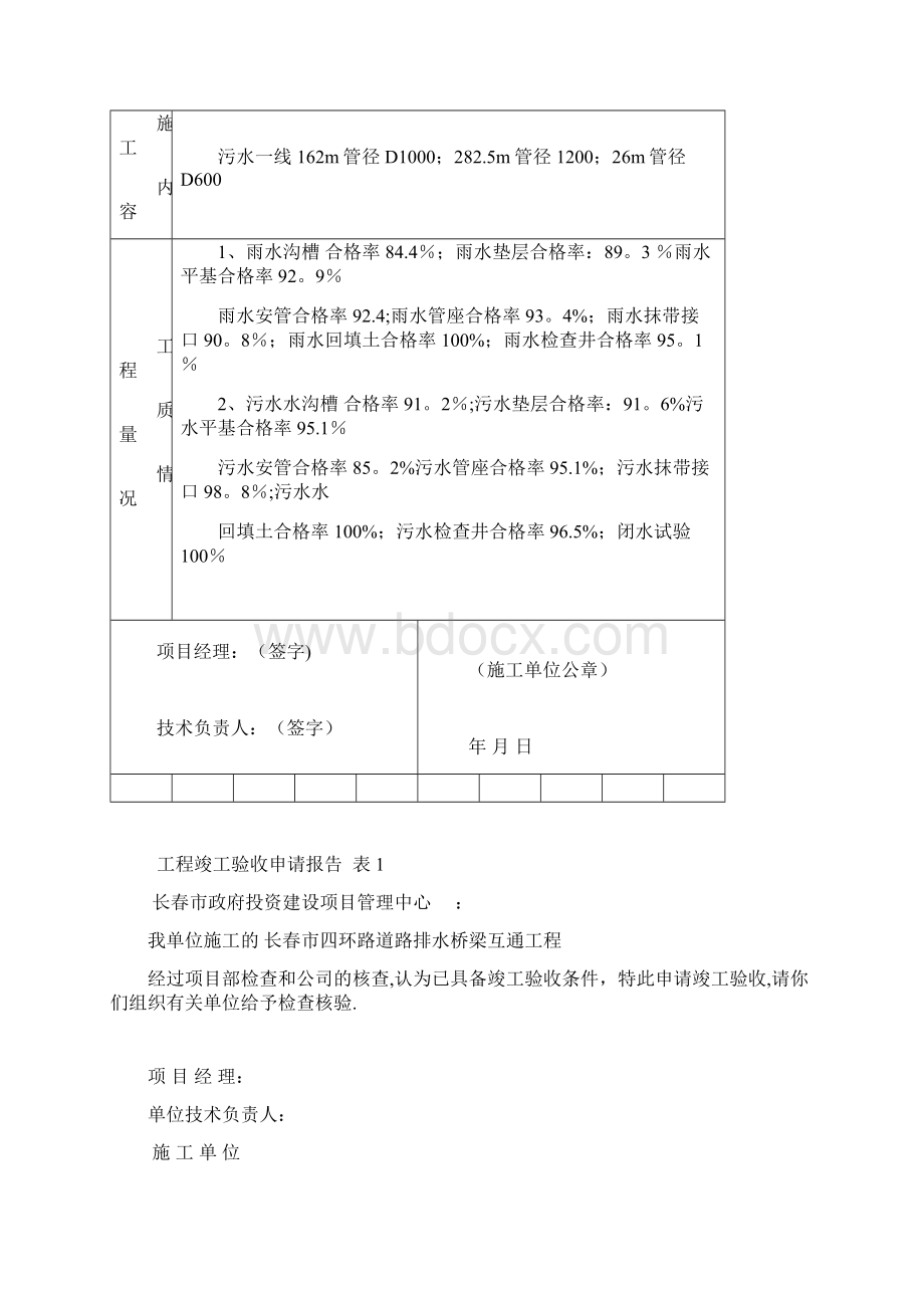 排水工程竣工验收报告范本模板.docx_第2页