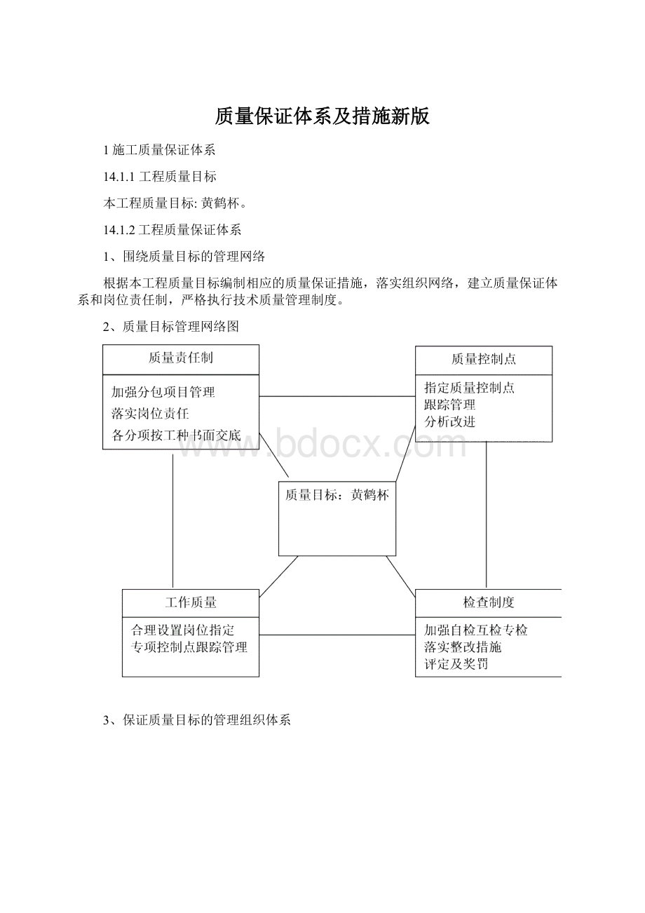 质量保证体系及措施新版.docx