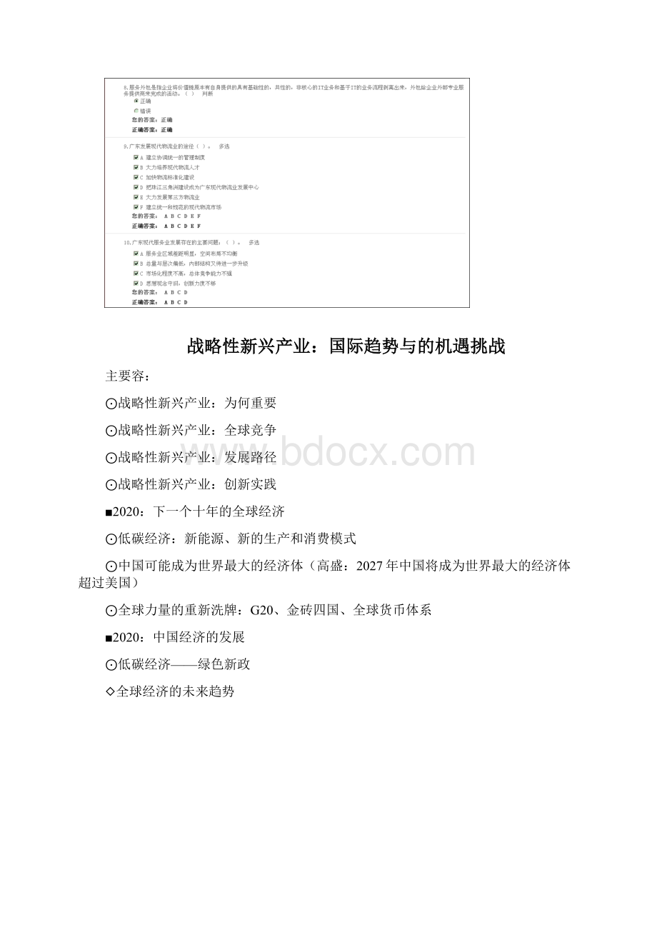 公需课战略性新兴产业试题与答案.docx_第2页