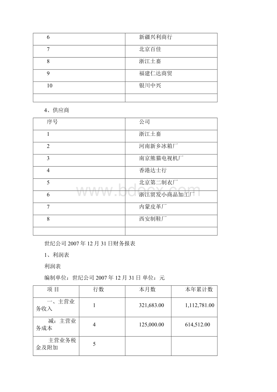 用友u6练习题.docx_第3页