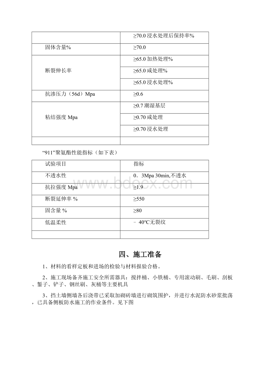 防水涂料专项施工方案Word格式文档下载.docx_第2页