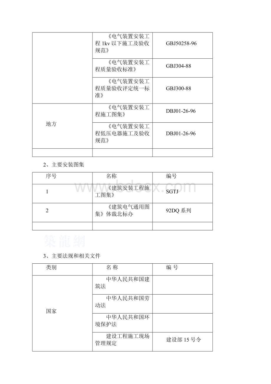 北京某大学图书馆电气施工组织设计secret.docx_第2页