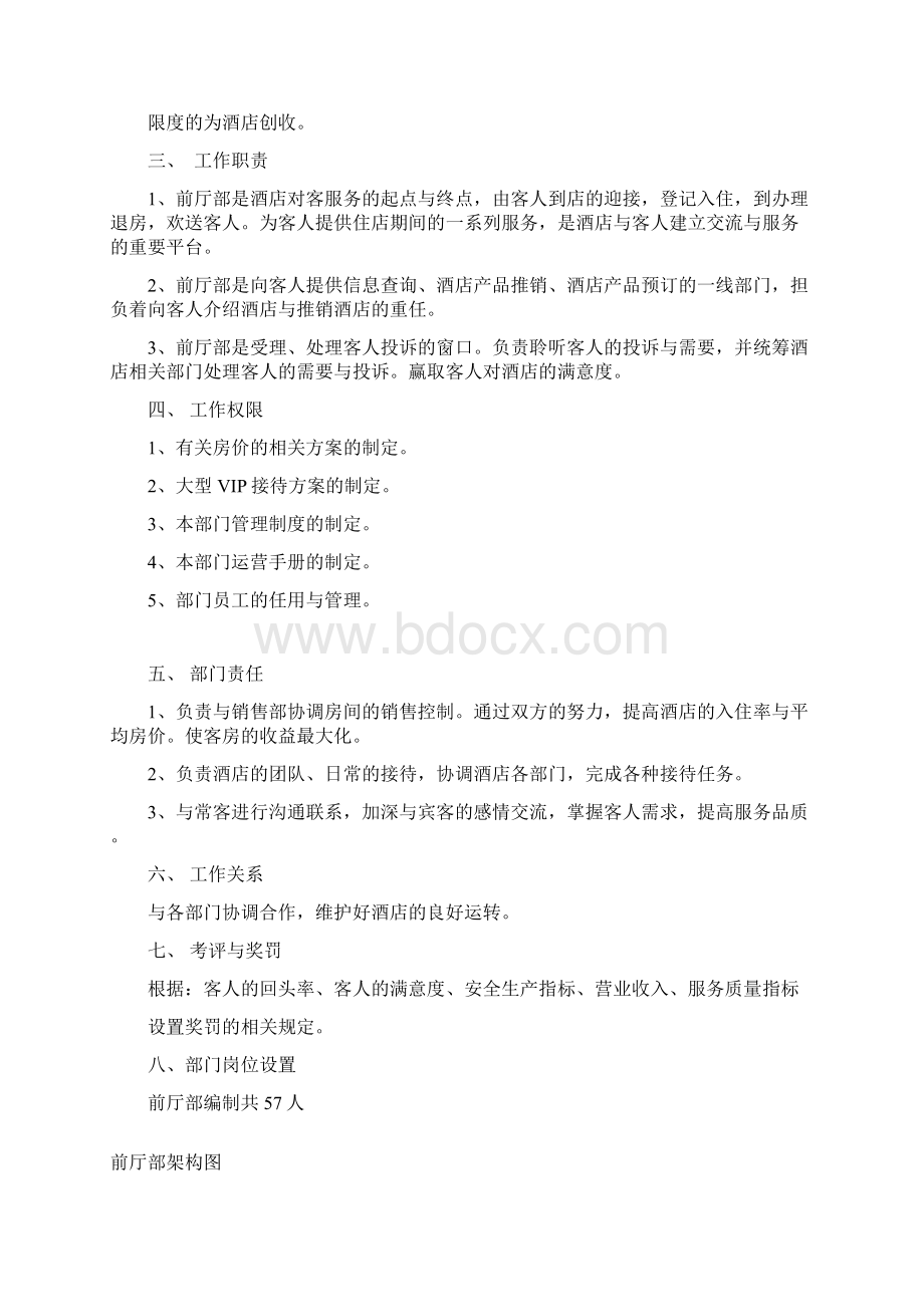 酒店前厅部运作手册Word文档下载推荐.docx_第2页