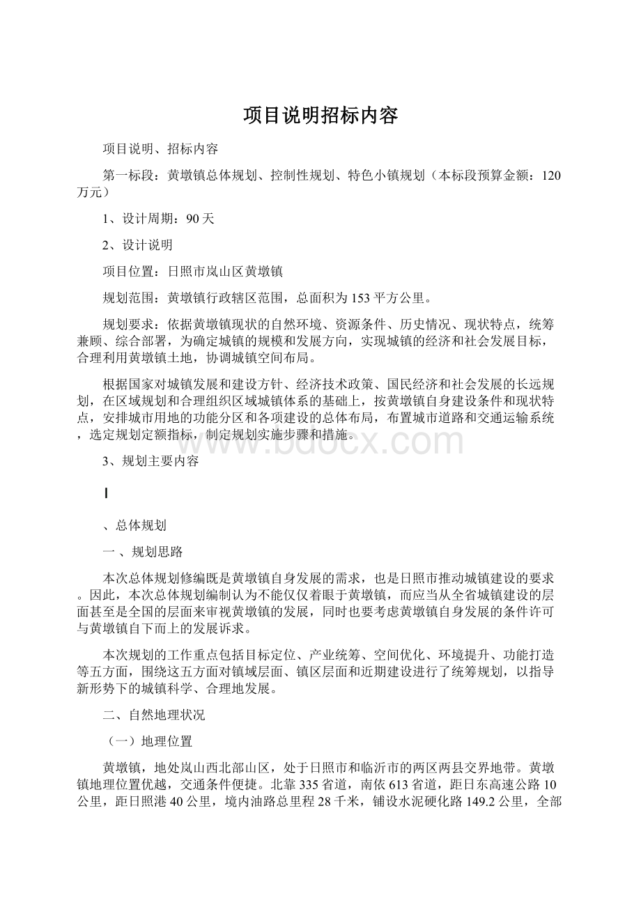 项目说明招标内容.docx