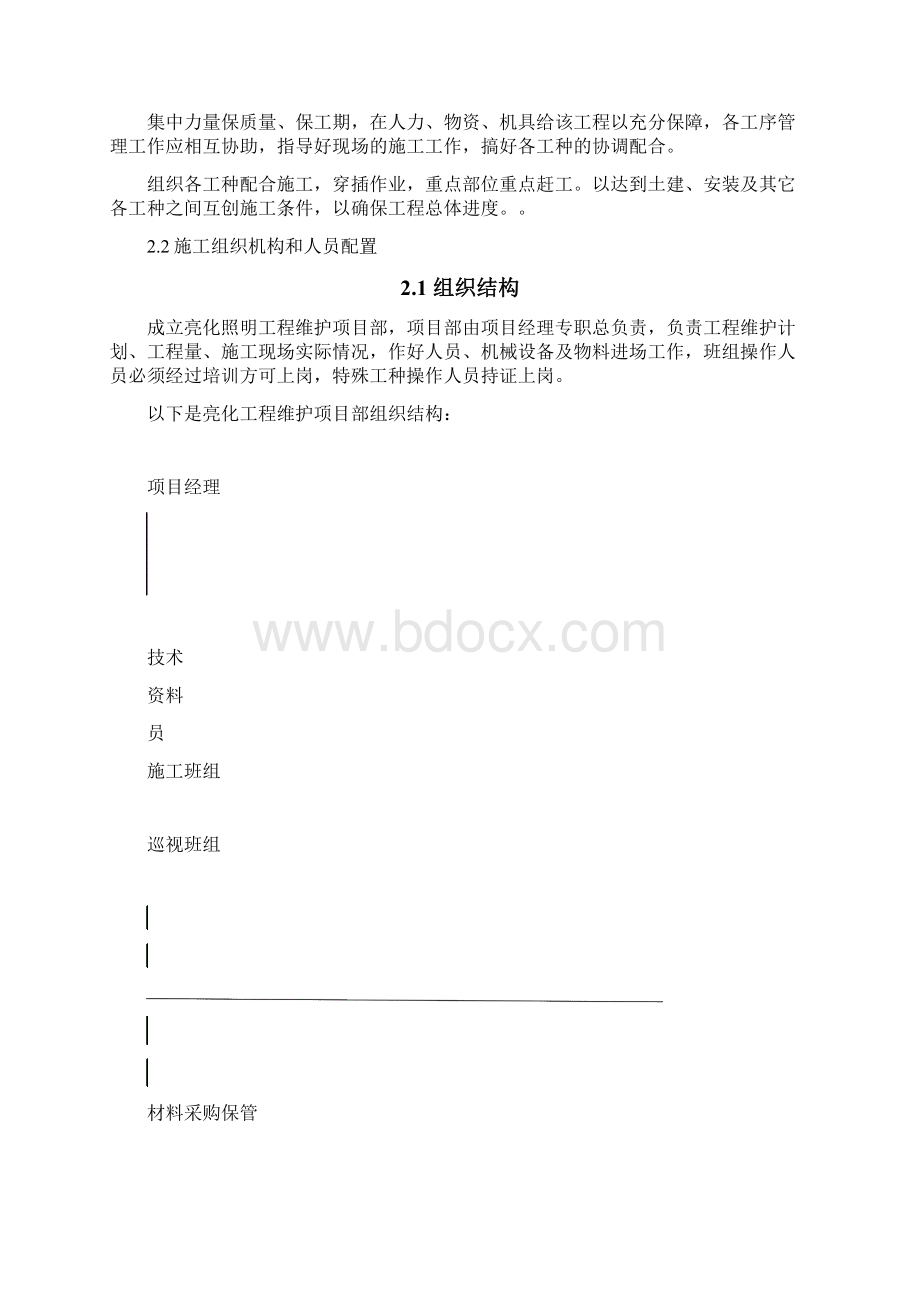 精品文档某路灯工程施工组织设计.docx_第3页